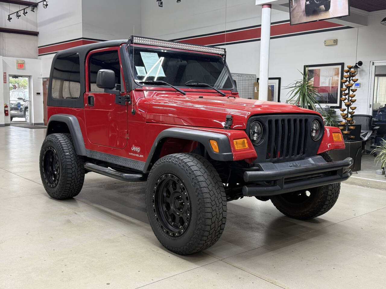 Red 2004 Jeep Wrangler X 2dr X 4WD SUV 2