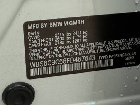 2015 BMW M6 Gran Coupe