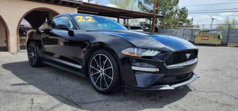 2022 Ford Mustang for sale at FRANCIA MOTORS in El Paso TX