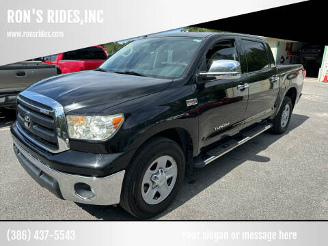 2013 Toyota Tundra for sale at RON'S RIDES,INC in Bunnell FL