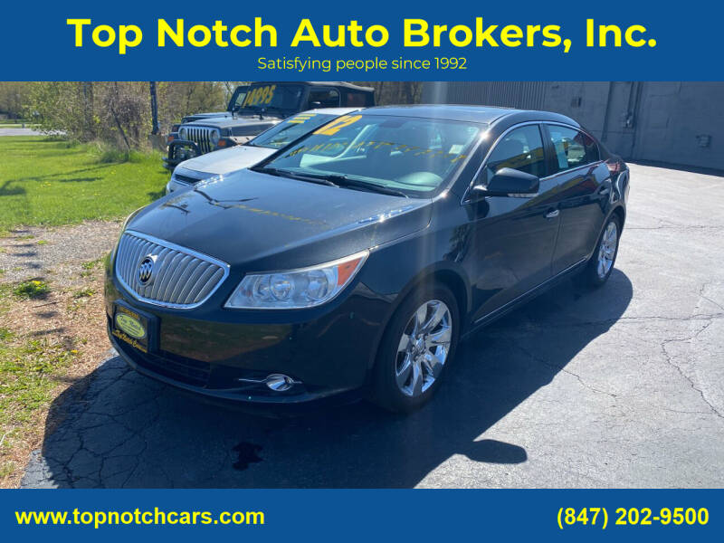 2012 Buick LaCrosse for sale at Top Notch Auto Brokers, Inc. in McHenry IL