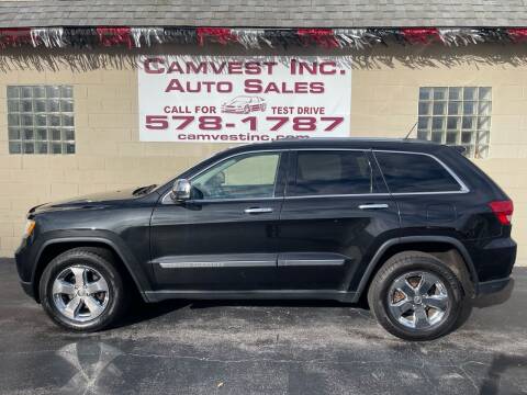 2013 Jeep Grand Cherokee for sale at Camvest Inc. Auto Sales in Depew NY