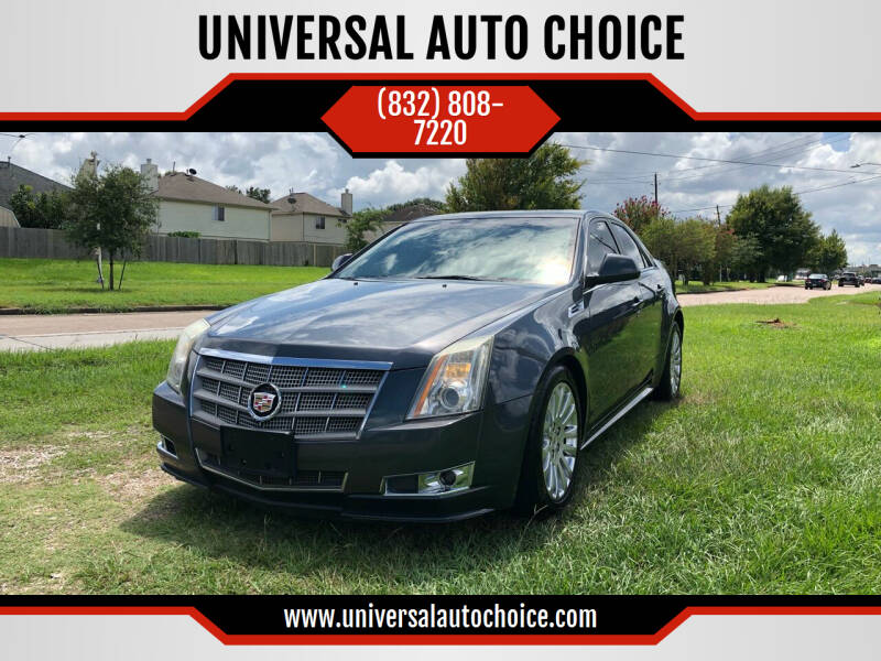 2010 Cadillac CTS for sale at UNIVERSAL AUTO CHOICE in Houston TX