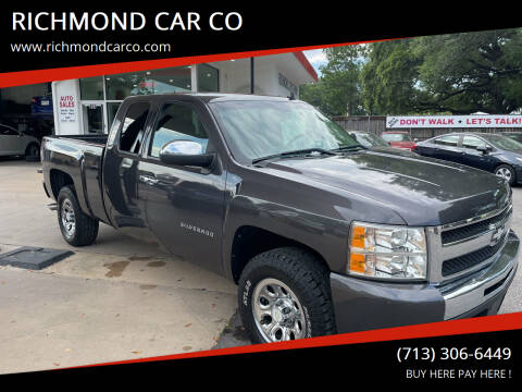 2011 Chevrolet Silverado 1500 for sale at RICHMOND CAR CO in Richmond TX