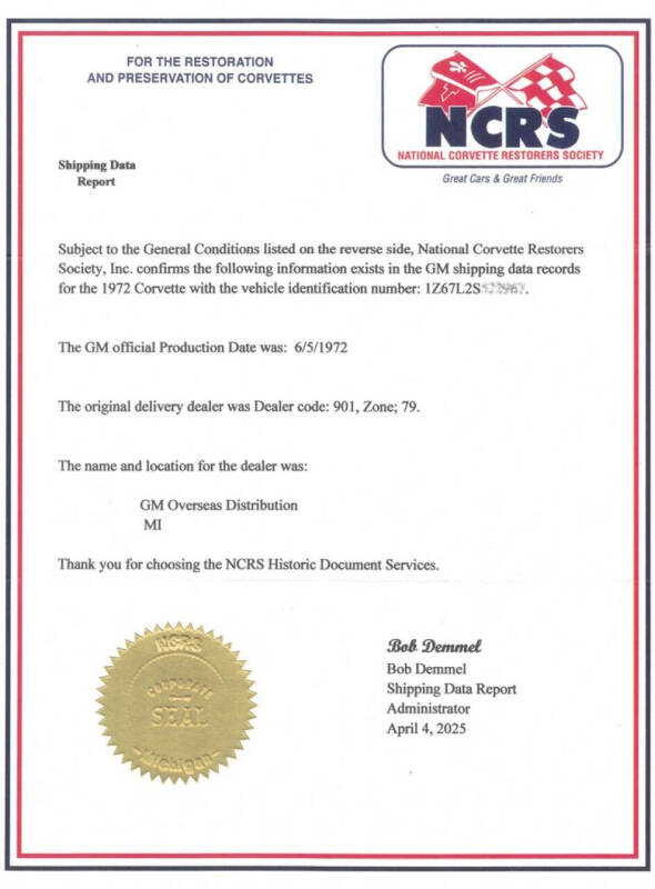 1972 Chevrolet Corvette