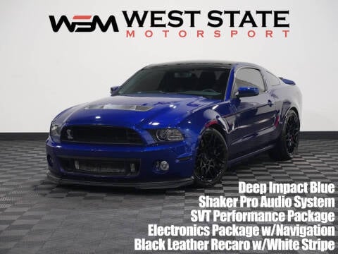 2013 Ford Shelby GT500 for sale at WEST STATE MOTORSPORT in Federal Way WA