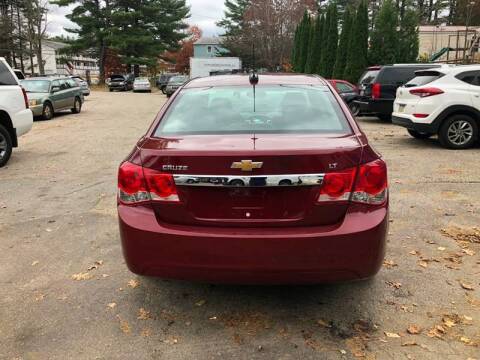 2015 Chevrolet Cruze for sale at Route 107 Auto Sales LLC in Seabrook NH