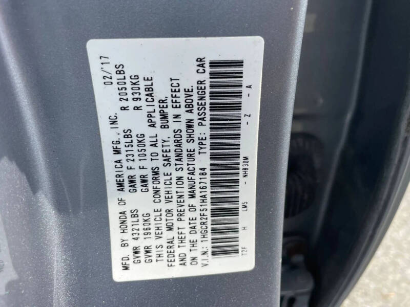 2017 Honda Accord Sport