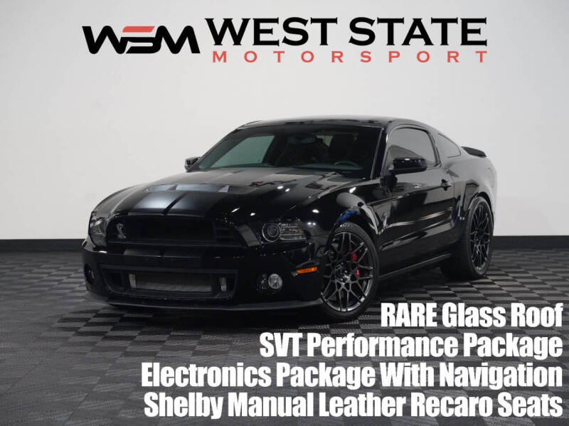 2013 Ford Shelby GT500 for sale at WEST STATE MOTORSPORT in Federal Way WA