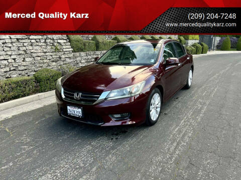 2015 Honda Accord for sale at Merced Quality Karz in Merced CA