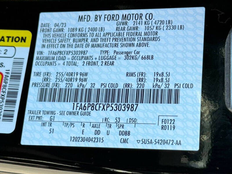 2023 Ford Mustang