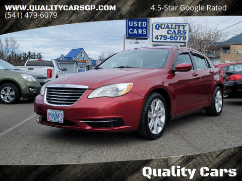 2013 Chrysler 200 for sale at Quality Cars in Grants Pass OR