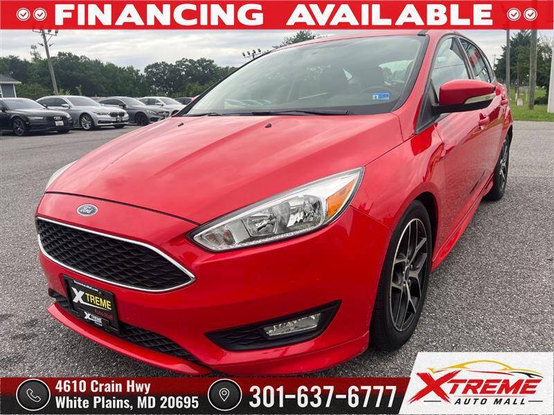 Red 2016 Ford Focus SE SE 4dr Hatchback 1