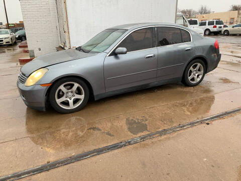 2003 Infiniti G35 for sale at FIRST CHOICE MOTORS in Lubbock TX