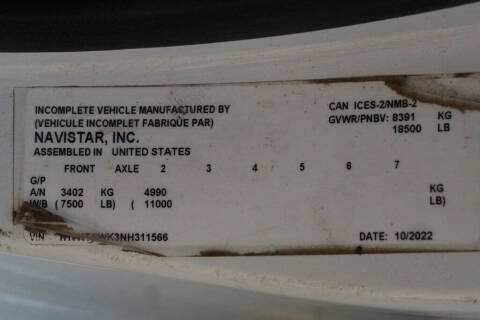 2022 International CV515