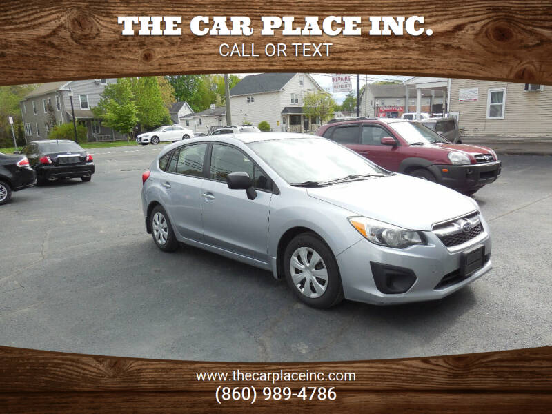 2014 Subaru Impreza for sale at THE CAR PLACE INC. in Somersville CT