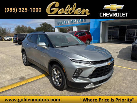 2023 Chevrolet Blazer for sale at GOLDEN MOTORS in Cut Off LA