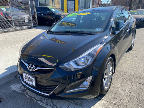 2014 Hyundai Elantra for sale at DEALS ON WHEELS in Newark NJ