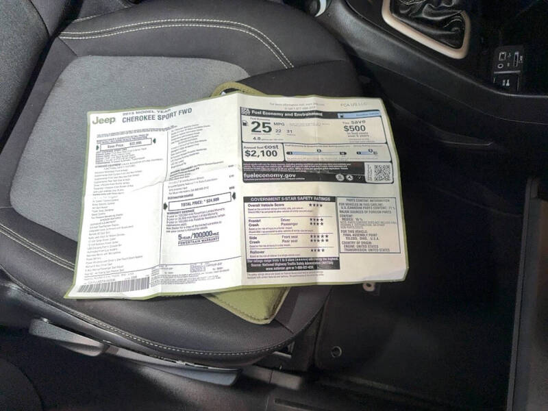 2015 Jeep Cherokee Sport