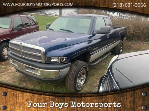 2001 Dodge Ram 2500 for sale at Four Boys Motorsports in Wadena MN