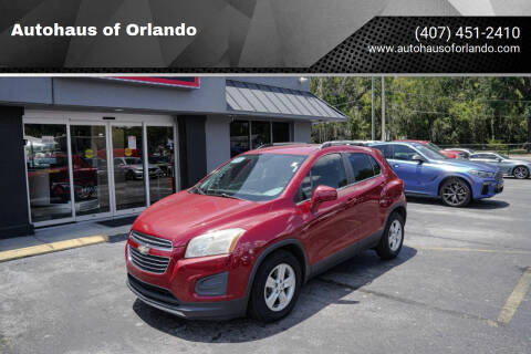 2015 Chevrolet Trax for sale at Autohaus of Orlando in Orlando FL