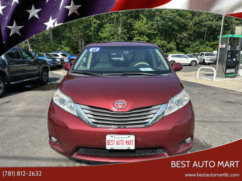 2012 Toyota Sienna for sale at Best Auto Mart in Weymouth MA
