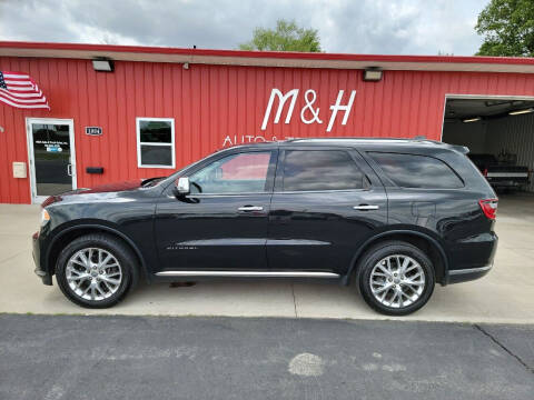 2014 Dodge Durango for sale at M & H Auto & Truck Sales Inc. in Marion IN