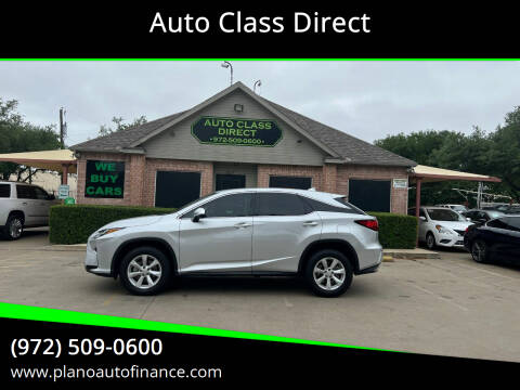 2016 Lexus RX 350 for sale at Auto Class Direct in Plano TX