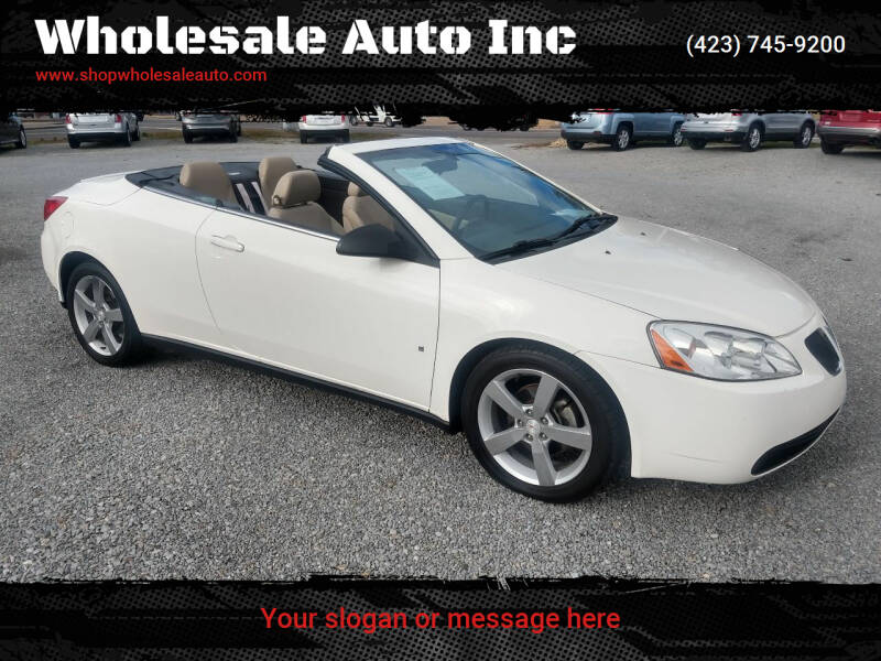2007 Pontiac G6 for sale at Wholesale Auto Inc in Athens TN
