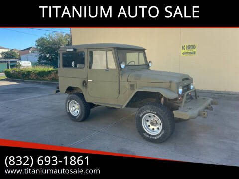 1969 Toyota Land Cruiser for sale at TITANIUM AUTO SALE in Houston TX