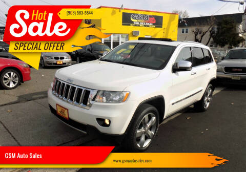 2011 Jeep Grand Cherokee for sale at GSM Auto Sales in Linden NJ