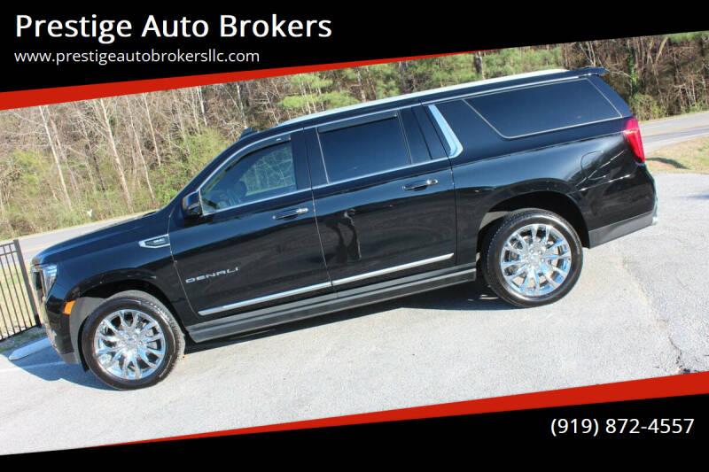 2021 GMC Yukon XL for sale at Prestige Auto Brokers in Raleigh NC