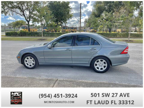 2005 Mercedes-Benz C-Class for sale at McIntosh AUTO GROUP in Fort Lauderdale FL