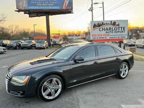 2013 Audi A8 L for sale at Charlotte Auto Import in Charlotte NC
