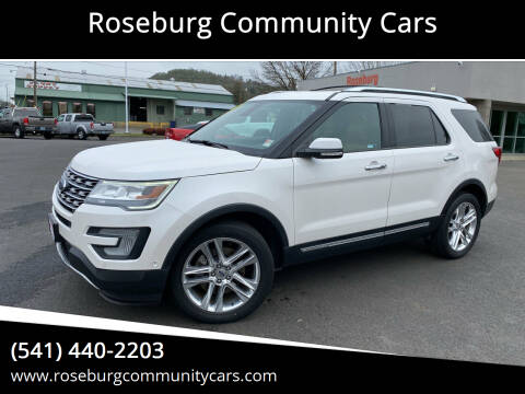 2017 Ford Explorer for sale at Roseburg Community Cars in Roseburg OR