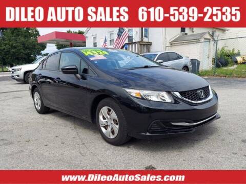 2015 Honda Civic for sale at Dileo Auto Sales in Norristown PA