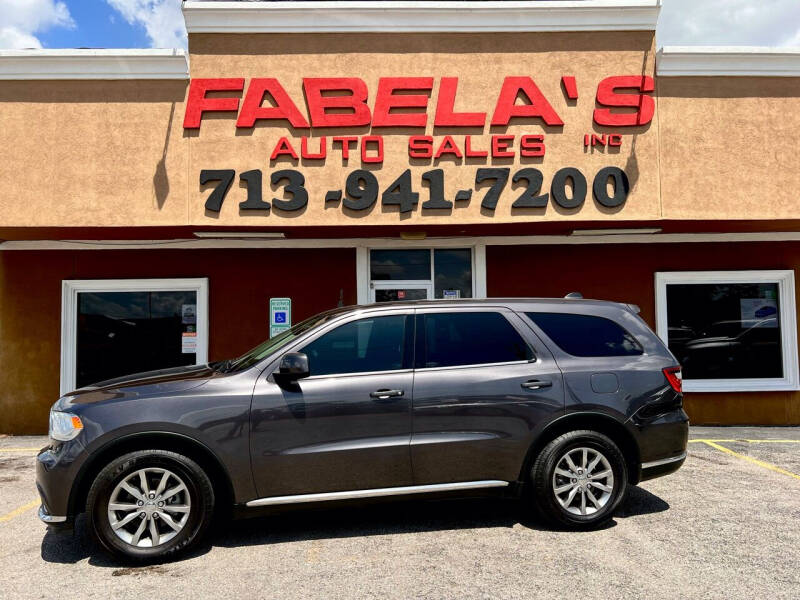 2017 Dodge Durango for sale at Fabela's Auto Sales Inc. in South Houston TX
