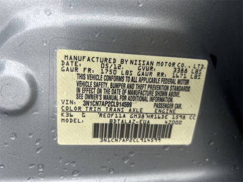 2012 Nissan Versa 1.6 S