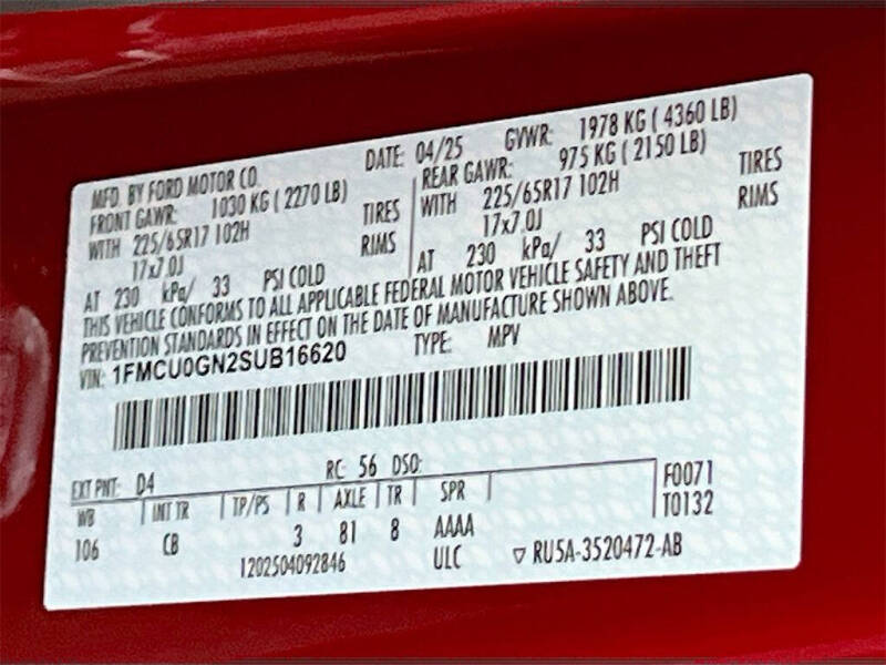 2025 Ford Escape Active