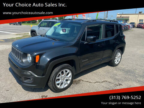 2015 Jeep Renegade for sale at Your Choice Auto Sales Inc. in Dearborn MI