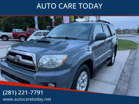 2006 Toyota 4Runner for sale at AUTO CARE TODAY in Spring TX