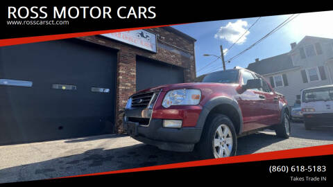 2010 Ford Explorer Sport Trac for sale at ROSS MOTOR CARS in Torrington CT