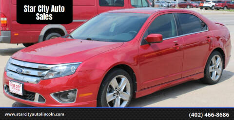 2010 Ford Fusion for sale at Star City Auto Sales in Lincoln NE