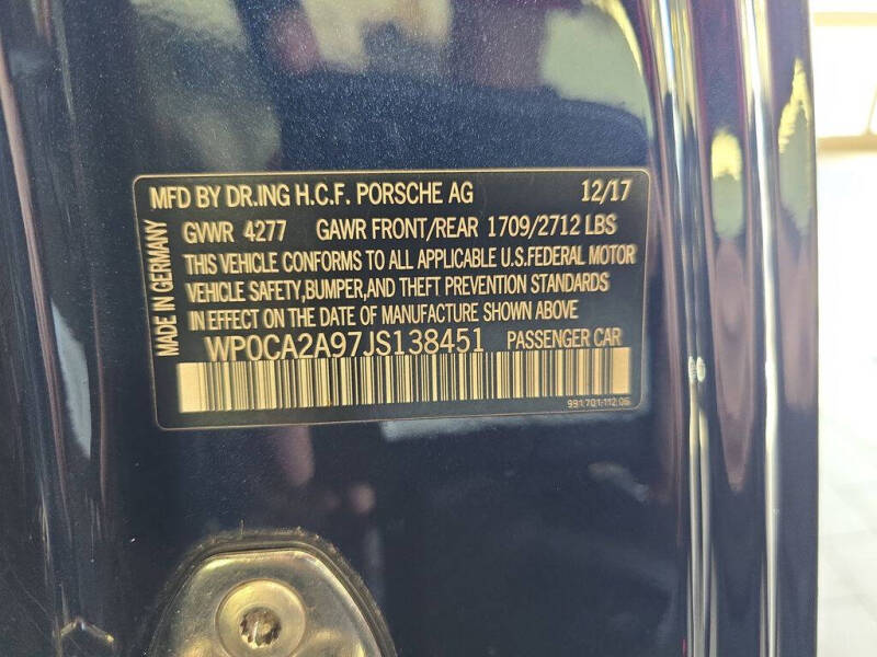 2018 Porsche 911 Carrera