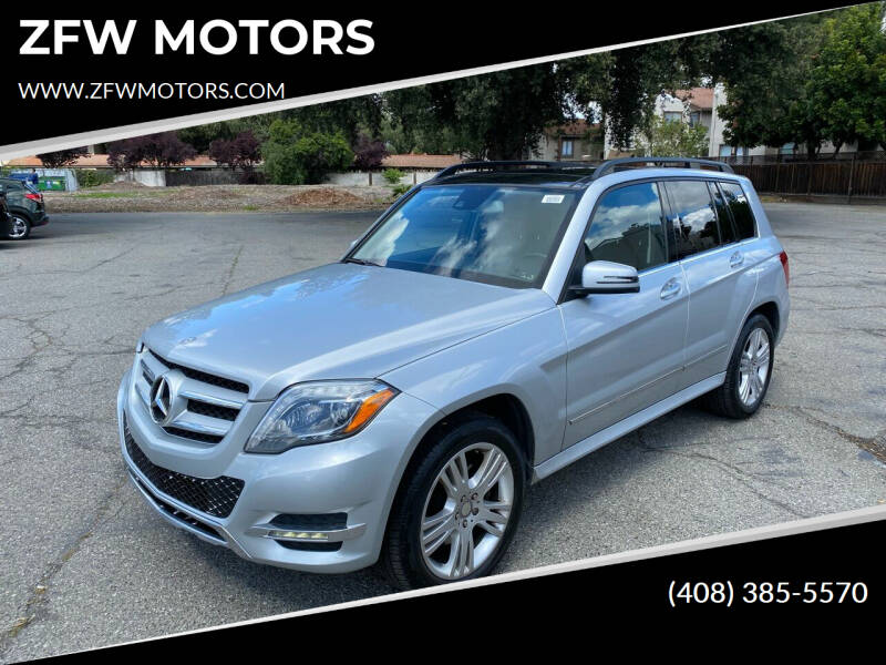 2015 Mercedes-Benz GLK for sale at ZFW MOTORS in Soquel CA