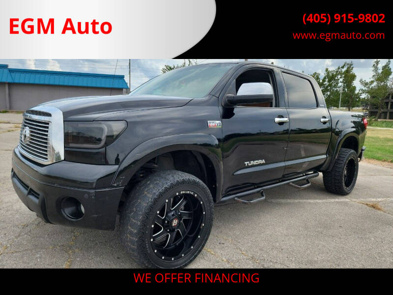 2010 Toyota Tundra for sale at EGM Auto in Midwest City OK