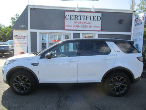 2019 Land Rover Discovery Sport for sale at CERTIFIED MOTORCAR LLC in Roselle Park NJ