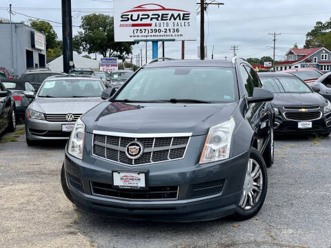 2011 Cadillac SRX for sale at Supreme Auto Sales in Chesapeake VA