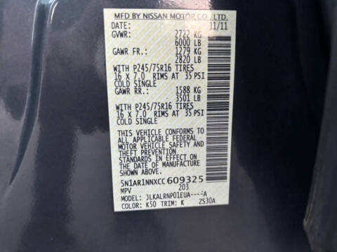 2012 Nissan Pathfinder