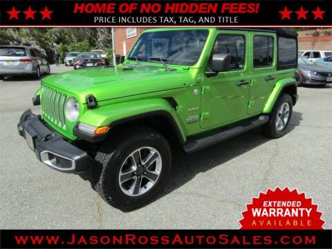 2018 Jeep Wrangler Unlimited for sale at Jason Ross Auto Sales in Burlington NC